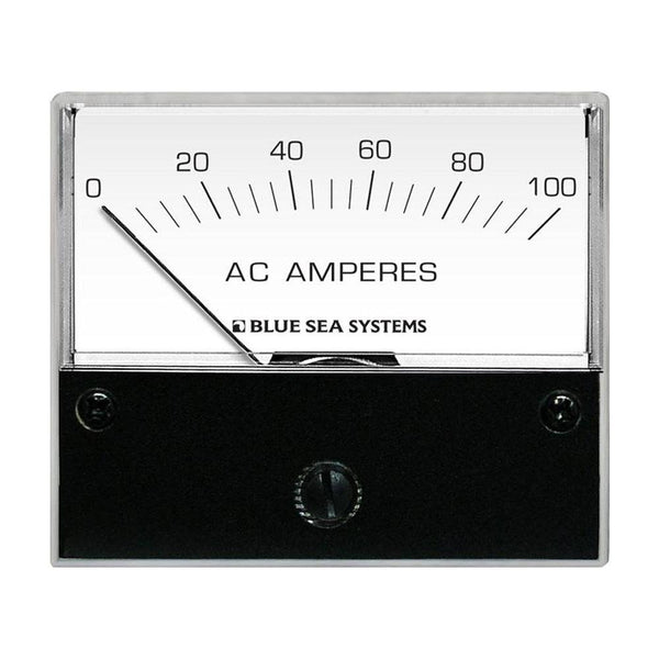 Blue Sea 8258 AC Analog Ammeter - 2-3/4" Face, 0-100 Amperes AC [8258] - Essenbay Marine