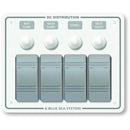 Blue Sea 8272 Water Resistant Panel - 4 Position - White - Horizontal Mount [8272] - Essenbay Marine