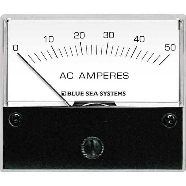 Blue Sea 9630 AC Analog Ammeter  0-50 Amperes AC [9630] - Essenbay Marine