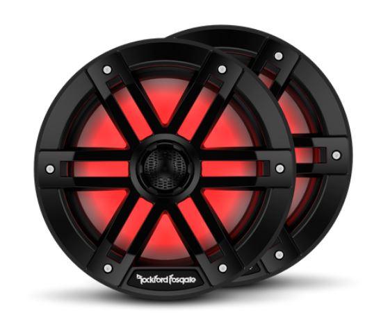 Rockford Fosgate M1-8B 8” Color Optix™ Marine 2-Way System Black - Essenbay Marine