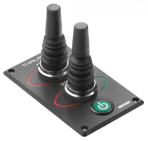 Vetus Bow Thruster Panel with Two Joystick for Hydraulic Bow Thruster (5 positions) Part BPJ5D - Essenbay Marine