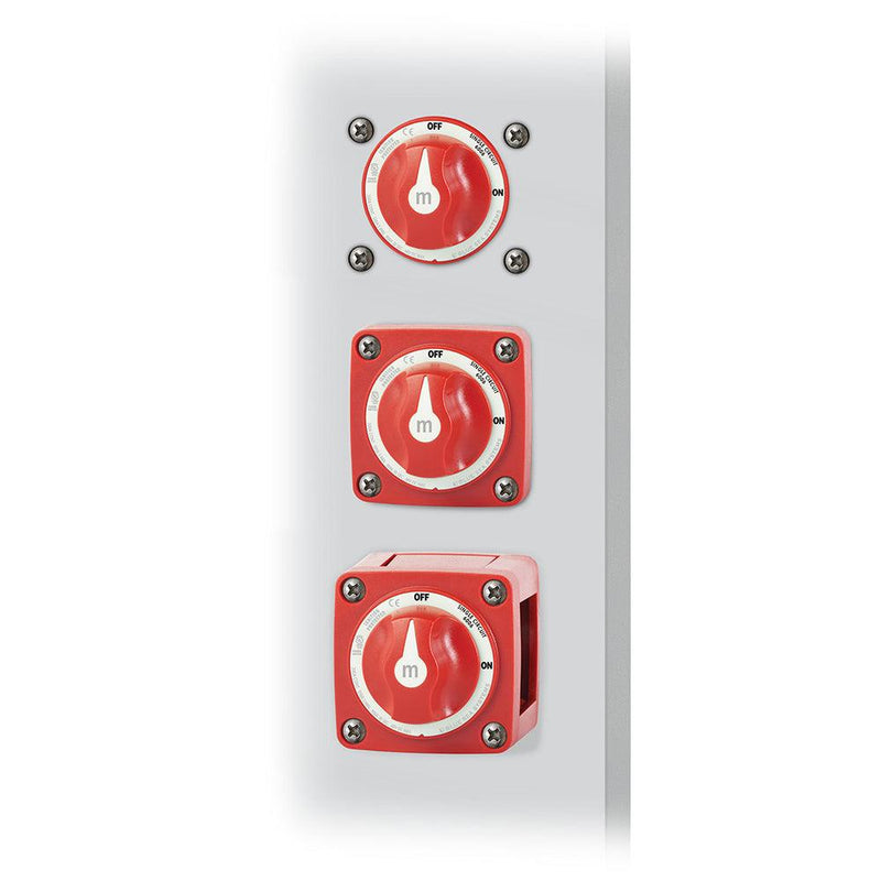 Blue Sea 6006 m-Series (Mini) Battery Switch Single Circuit ON/OFF Red [6006] - Essenbay Marine