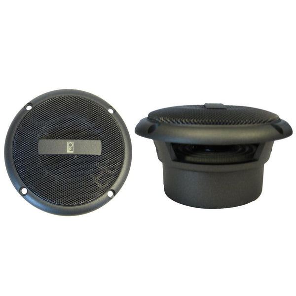 Poly-Planar MA-3013 3" 60 Watt Round Component Speakers - Gray [MA3013G] - Essenbay Marine