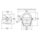 Ritchie HB-845 Helmsman Steel Boat Compass - Bracket Mount - Black [HB-845] - Essenbay Marine