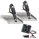 Lenco 12" x 18" Edgemount Trim Tab Kit w/LED Indicator   Switch Kit 12V [TT12X18EI] - Essenbay Marine