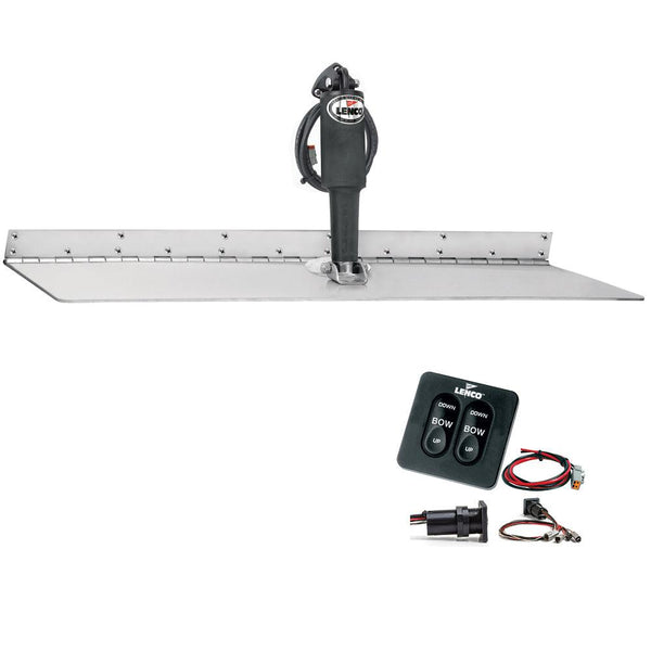 Lenco 12" x 30" Super Strong Trim Tab Kit w/Standard Tactile Switch Kit 12V [TT12X30SS] - Essenbay Marine