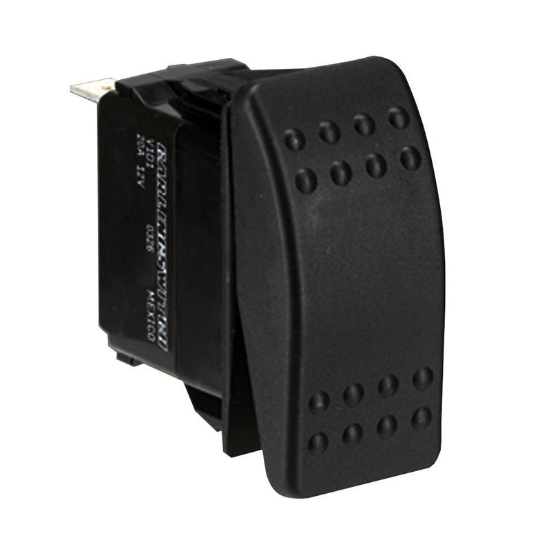 Paneltronics Switch SPST Black On/On Rocker [004-246] - Essenbay Marine