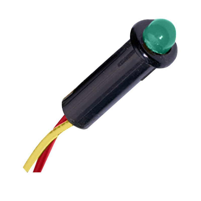 Paneltronics LED Indicator Light - Green - 120 VAC - 1/4" [048-016] - Essenbay Marine