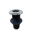 Marine Hardware  Thru-Hull SS Cap w/ Flap 1 1/2" Hose THMB1.500-NBF - Essenbay Marine