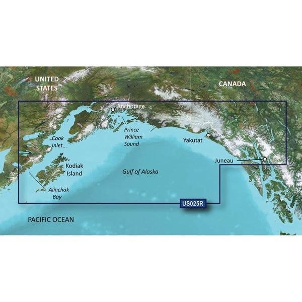 Garmin BlueChart g3 Vision HD - VUS025R - Anchorage - Juneau - microSD/SD [010-C0726-00] - Essenbay Marine