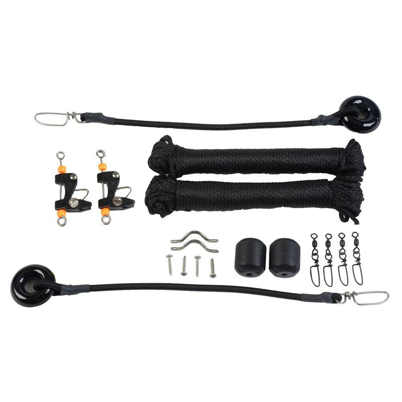 Lee's Single Rigging Kit - Up to 25ft Outriggers [RK0322RK] - Essenbay Marine