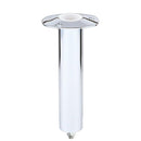 Lee's 0 Degree Stainless Steel Swivel Base Flush Mount Rod Holder 2.25" OD X 10.5" Tube [RH577V] - Essenbay Marine