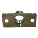 Marine Hardware 90° .88"  Rectangle Tube Base, 3" x 1.25",  316SS SSFB66194 - Essenbay Marine