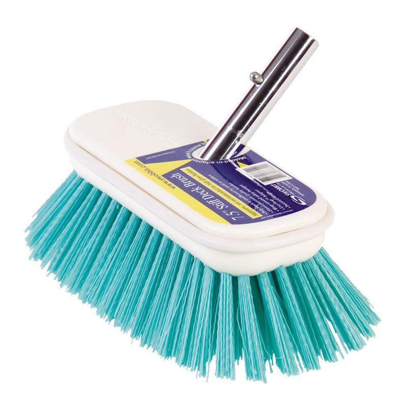 Swobbit 7.5" Stiff Cleaning Brush - Green [SW77355] - Essenbay Marine