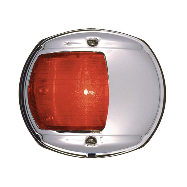 Perko LED Side Light - Red - 12V - Chrome Plated Housing [0170MP0DP3] - Essenbay Marine
