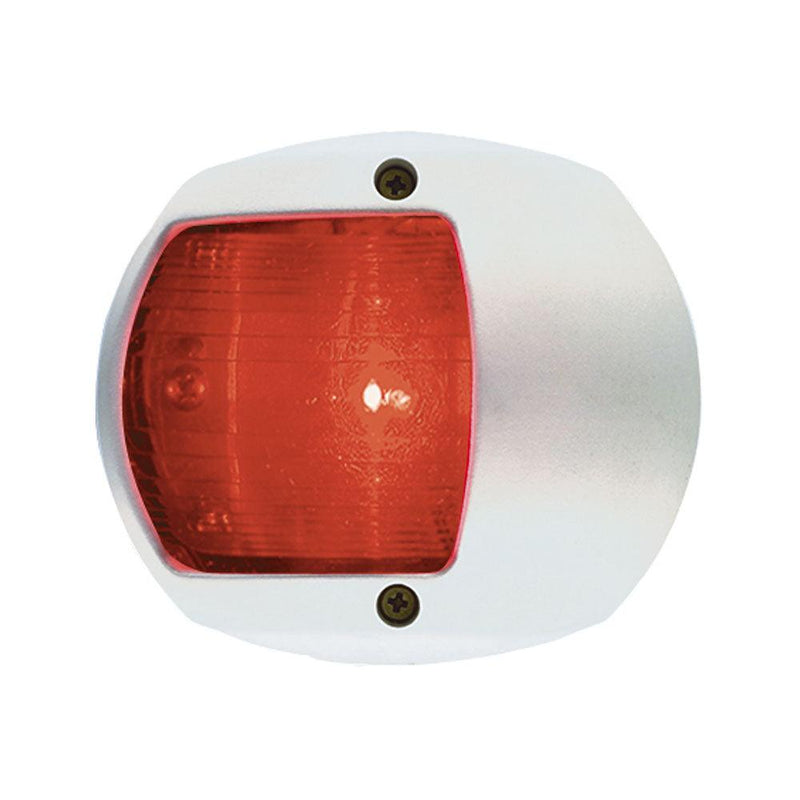 Perko LED Side Light - Red - 12V - White Plastic Housing [0170WP0DP3] - Essenbay Marine