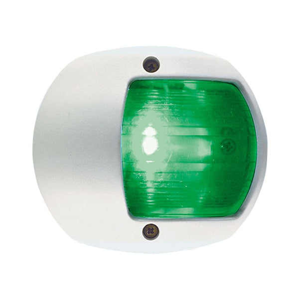 Perko LED Side Light - Green - 12V - White Plastic Housing [0170WSDDP3] - Essenbay Marine