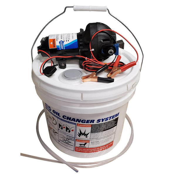 Jabsco DIY Oil Change System w/Pump & 3.5 Gallon Bucket [17850-1012] - Essenbay Marine