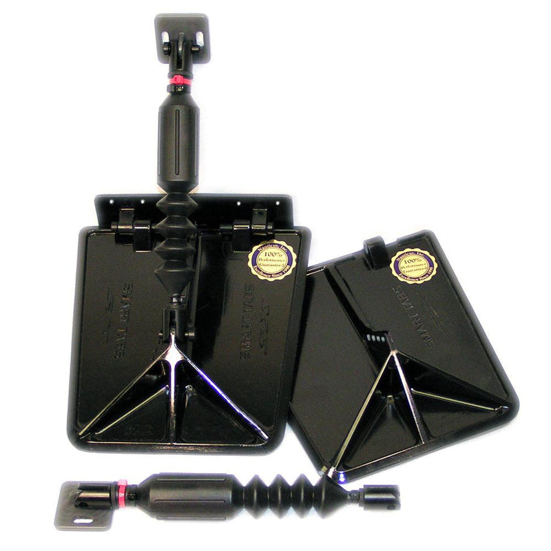 Nauticus SX9510-60 Smart Tab SX Composite Trim Tabs 9.5 x 10 - f/15-18 Boat w/60 - 135HP - Black [SX9510-60] - Essenbay Marine