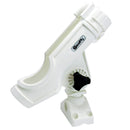 Scotty Powerlock Rod Holder White w/241 Side/Deck Mount [230-WH] - Essenbay Marine