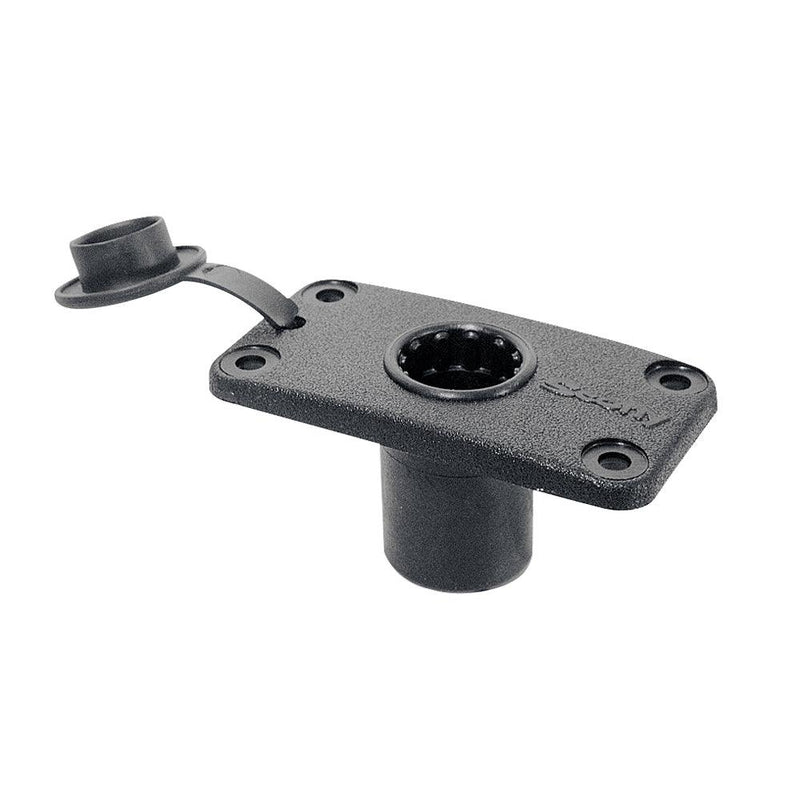 Scotty 244 Flush Deck Mount w/Rain Cap [244-BK] - Essenbay Marine