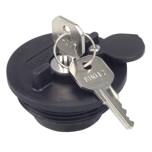 Perko Fuel System Locking Cap f/ 1-1/2" Non-Vented Fills - 0520 / 0527 / 0528 / 0557 / 0599 / 1270 [1324DP1BLK] - Essenbay Marine