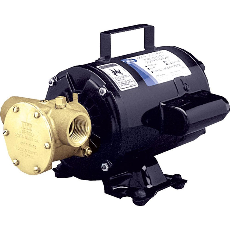 Jabsco Utility Pump w/Open Drip Proof Motor - 115V [6050-0003] - Essenbay Marine