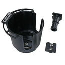 Scotty 311 Drink Holder w/Bulkhead/Gunnel Mount & Rod Holder Post Mount - Black [311-BK] - Essenbay Marine