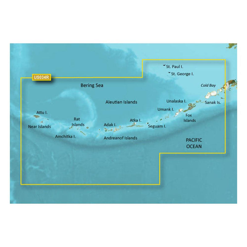 Garmin BlueChart g3 Vision HD - VUS034R - Aleutian Islands - microSD/SD [010-C0735-00] - Essenbay Marine