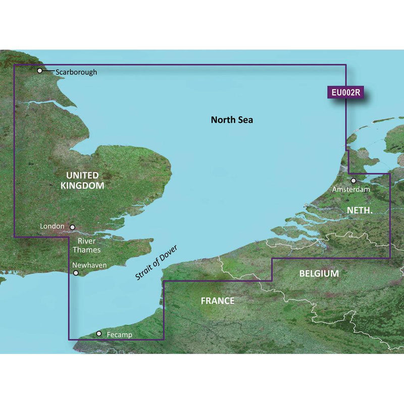 Garmin BlueChart g3 HD - HXEU002R - Dover to Amsterdam  England Southeast - microSD/SD [010-C0761-20] - Essenbay Marine