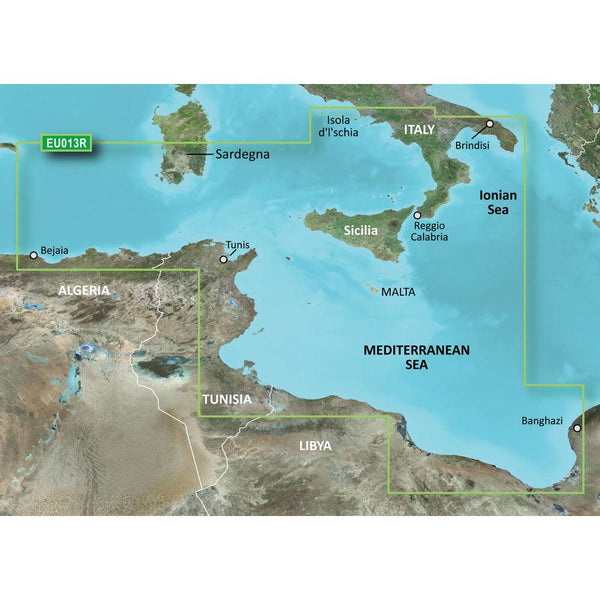 Garmin BlueChart g3 HD - HXEU013R - Italy Southwest  Tunisia - microSD/SD [010-C0771-20] - Essenbay Marine