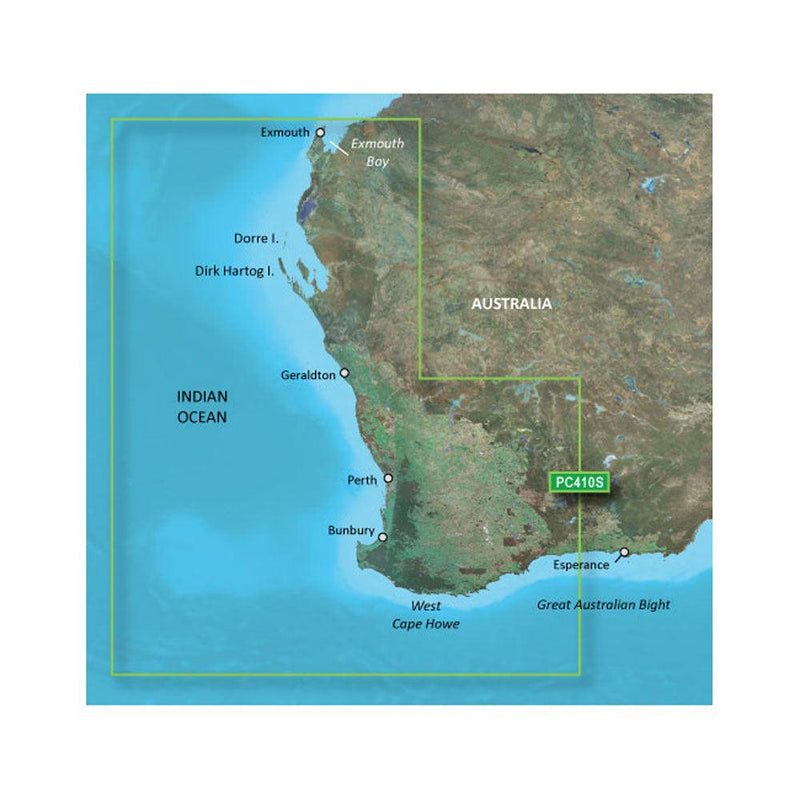 Garmin BlueChart g3 HD - HXPC410S - Esperance To Exmouth Bay - microSD/SD [010-C0868-20] - Essenbay Marine