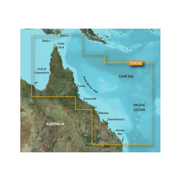 Garmin BlueChart g3 HD - HXPC413S - Mornington Island - Hervey Bay - microSD/SD [010-C0871-20] - Essenbay Marine