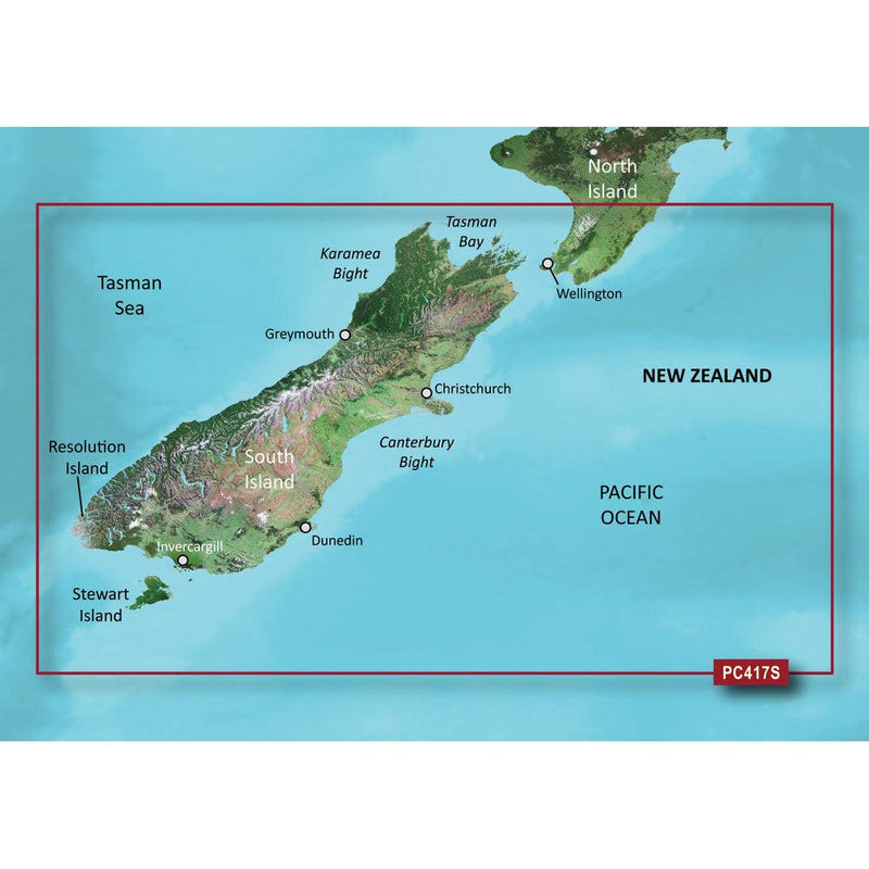 Garmin BlueChart g3 HD - HXPC417S - New Zealand South - microSD/SD [010-C0875-20] - Essenbay Marine