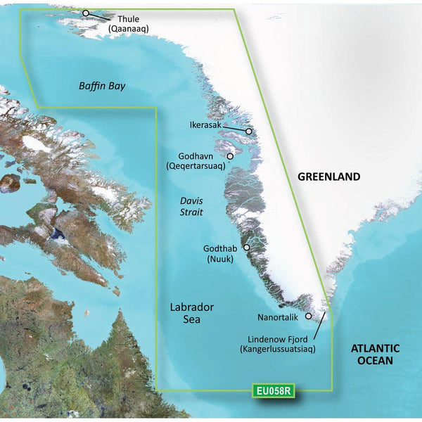 Garmin BlueChart g3 HD - HEU064R - Greenland - microSD/SD [010-C1001-20] - Essenbay Marine