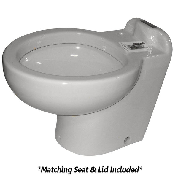 Raritan Marine Elegance - Household Style - White - Fresh or Saltwater - Smart Toilet Control - 12v [220HS012] - Essenbay Marine