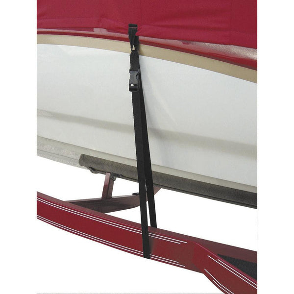BoatBuckle Snap-Lock Boat Cover Tie-Downs - 1" x 4' - 6-Pack [F14264] - Essenbay Marine