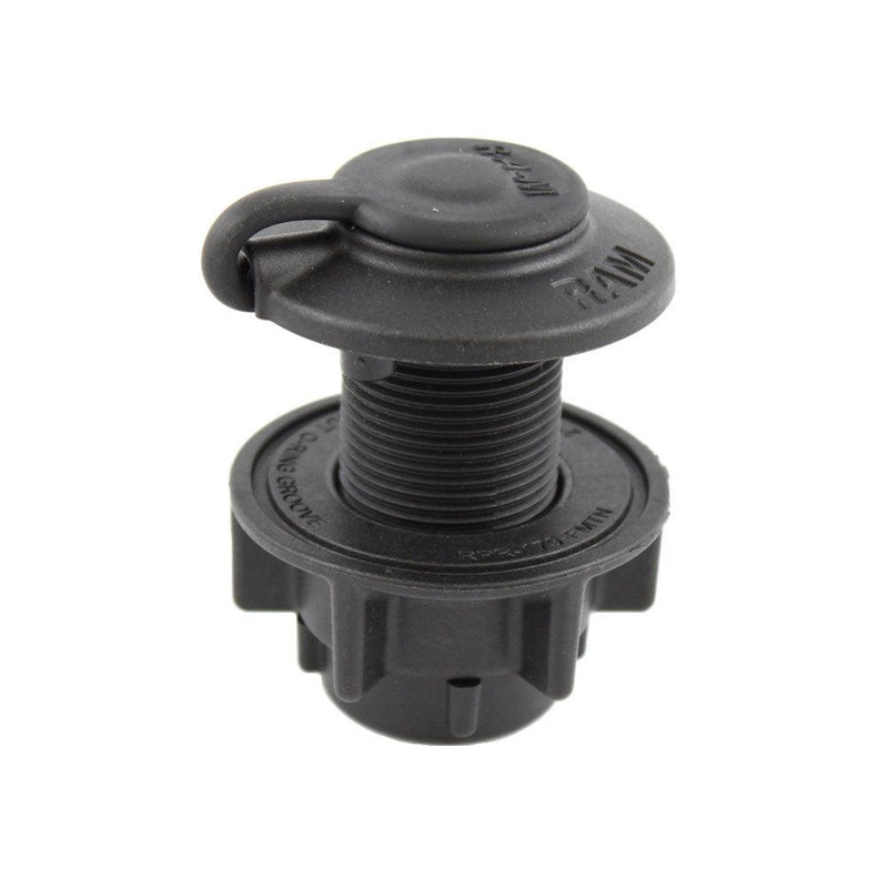 RAM Mount RAM ROD Round Flush Base for Spline Posts [RAM-114FMTU] - Essenbay Marine