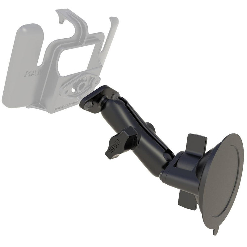 RAM Mount Base Suction Mount Twist Lock - Requires RAM Cradle [RAM-B-166U] - Essenbay Marine