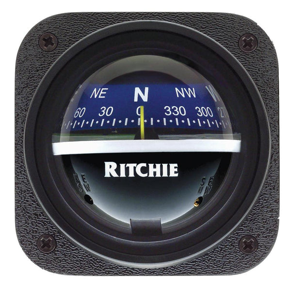 Ritchie V-537B Explorer Compass - Bulkhead Mount - Blue Dial [V-537B] - Essenbay Marine