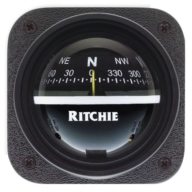 Ritchie V-537 Explorer Compass - Bulkhead Mount - Black Dial [V-537] - Essenbay Marine