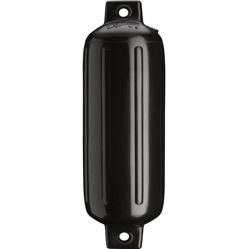 Polyform G-4 Twin Eye Fender 6.5" x 22" - Black [G-4-BLACKWO] - Essenbay Marine