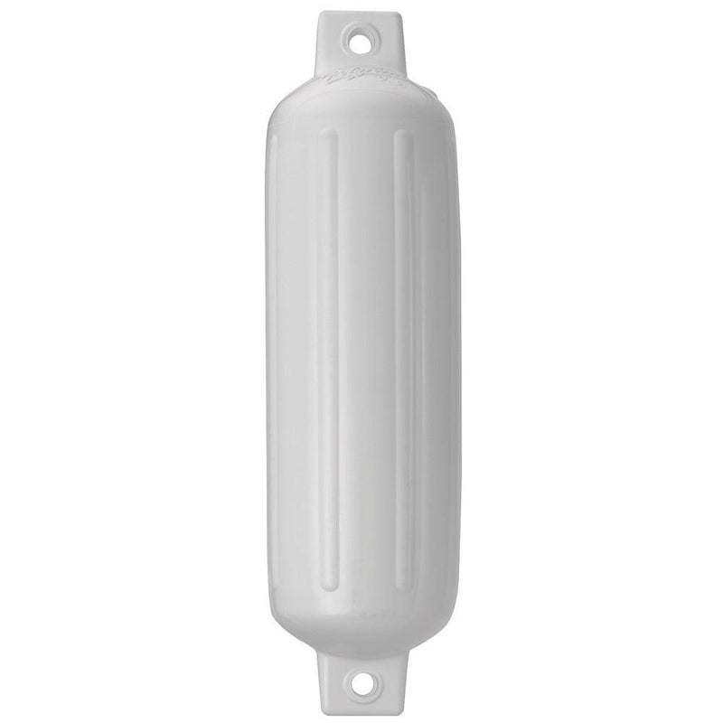 Polyform G-4 Twin Eye Fender 6.5" x 22" White [G-4-WHITEWO] - Essenbay Marine