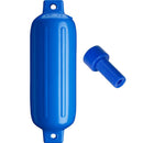 Polyform G-4 Twin Eye Fender 6.5" x 22" - Blue w/Adapter [G-4-BLUE] - Essenbay Marine