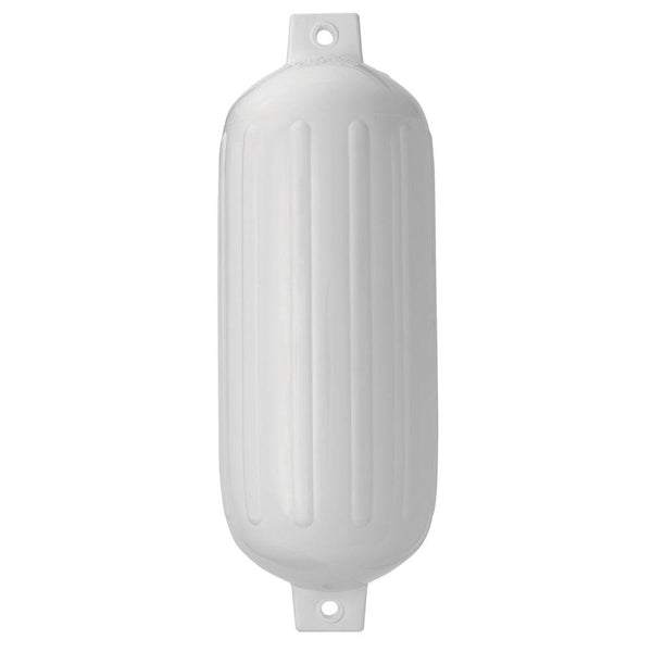 Polyform G-5 Twin Eye Fender 8.8" x 26.8" - White [G-5-WHITEWO] - Essenbay Marine