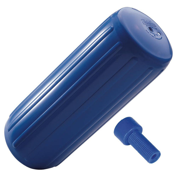 Polyform HTM-3 Fender 10.5" x 27" - Blue w/Adapter [HTM-3-BLUE] - Essenbay Marine