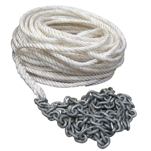 Powerwinch 150' of 1/2" Rope 10' of 1/4" HT Chain Rode [P10293] - Essenbay Marine