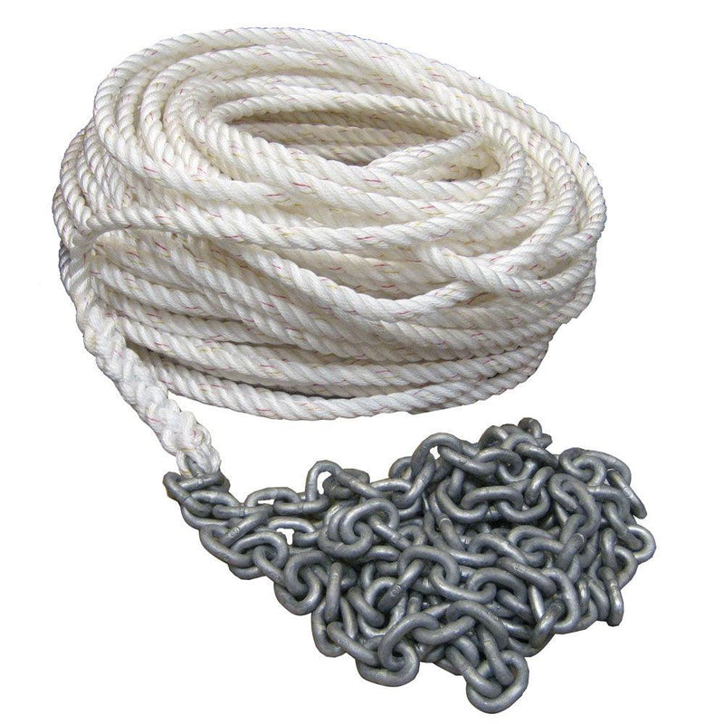 Powerwinch 200' of 5/8" Rope 15' of 5/16 HT Chain Rode [P10297] - Essenbay Marine