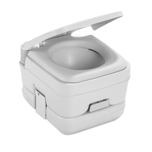 Dometic 964 MSD Portable Toilet w/Mounting Brackets - 2.5 Gallon - Platinum [311196406] - Essenbay Marine