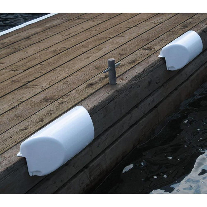 Dock Edge Dolphin Dockside Bumper 7" x 16" Straight - White [1060-W-F] - Essenbay Marine